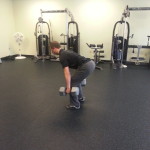 Personal Trainer Michael Anders demonstrates the dumbbell deadlift
