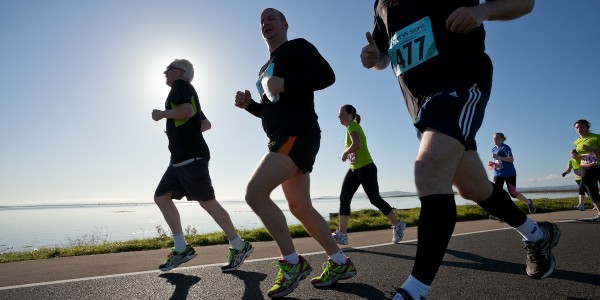 Personal Trainer Michael Anders running marathon